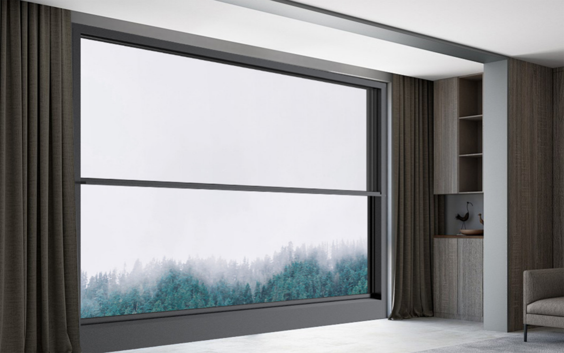 ELW 120 Smart Lift-up Windows Soundproof Window glass & windows