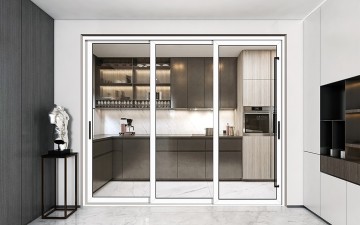 SD103B Sliding door Aluminum alloy glass sliding door Aluminum alloy door