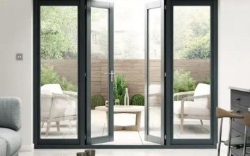 Premium Modern Thermal Insulated BCD120 Aluminum casement Doors: Customizable Double Glass with Soundproof and Waterproof Features