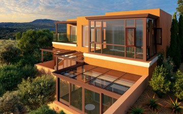 Sun room glass house portable outdoor aluminium Sun room120 Freestanding garden window