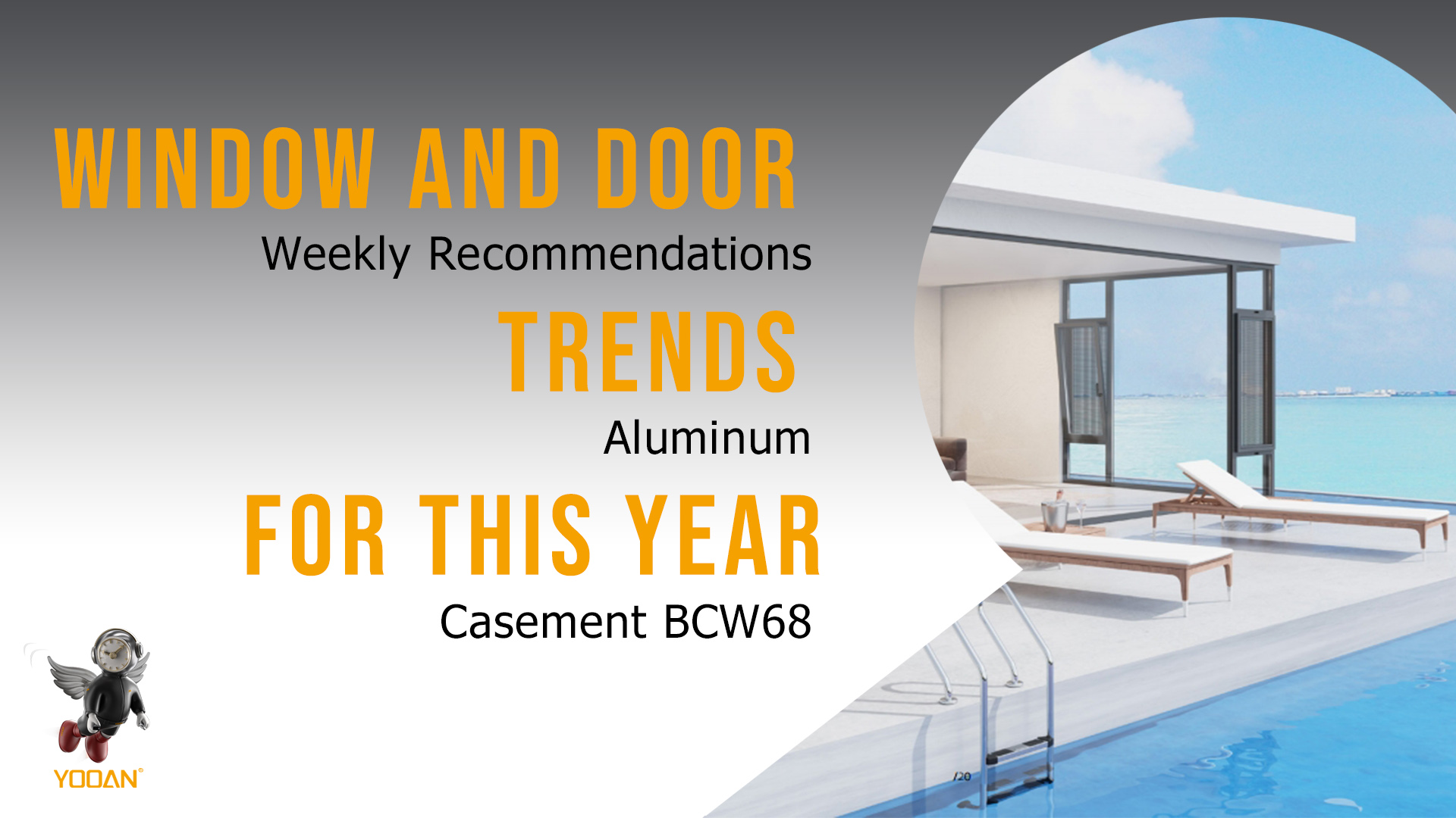 BCW68 Thermal Break Casement Window: Minimalist Beauty, Opening a New Realm of Quality Living