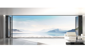 FD73 free folding door, insulating glass folding door, courtyard door