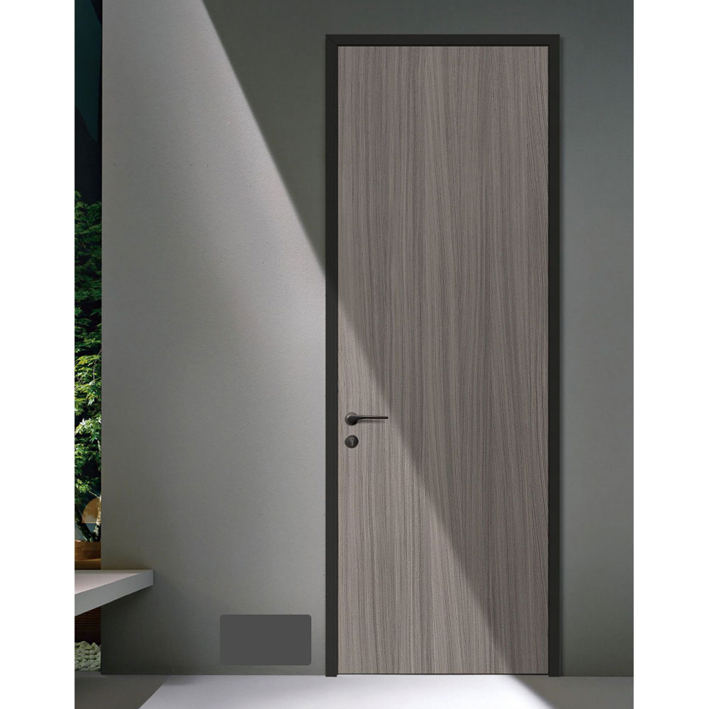 WD Carbon Crystal Aluminum Wood Door Solid and durable Room door Partition door