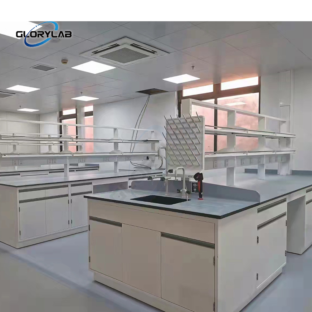 Science Lab Bench in Steel For Experiment From Glorylab