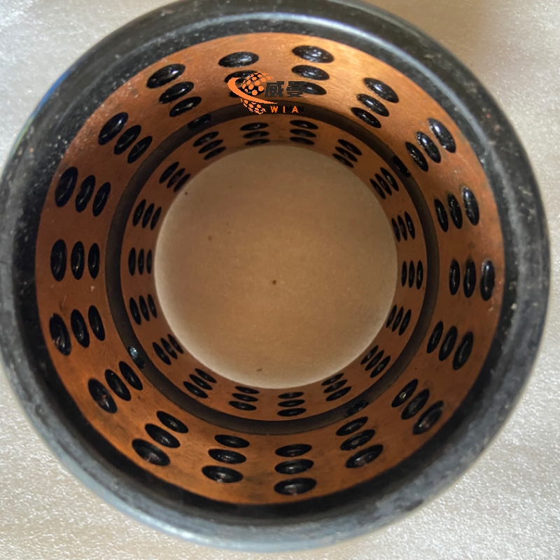 The Hyundai, Doosan Excavator Parts 131004-00023A Bushing, Bearing Sleeve is a key component for Hyundai, Doosan Dx180 Dx200 Dx210 Dx225 Dx235.