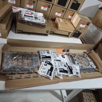 Suku Cadang Perbaikan Mesin Cummins K19 Kit Gasket 3800728 Gasket Atas
