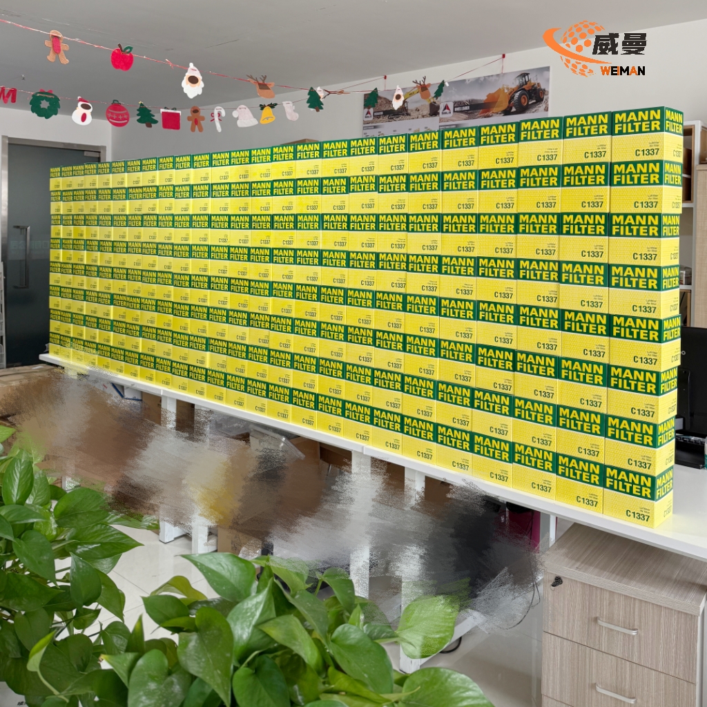 Efficient start! 200 MANN-FILTER air filters delivered precisely to help customers upgrade their equipment