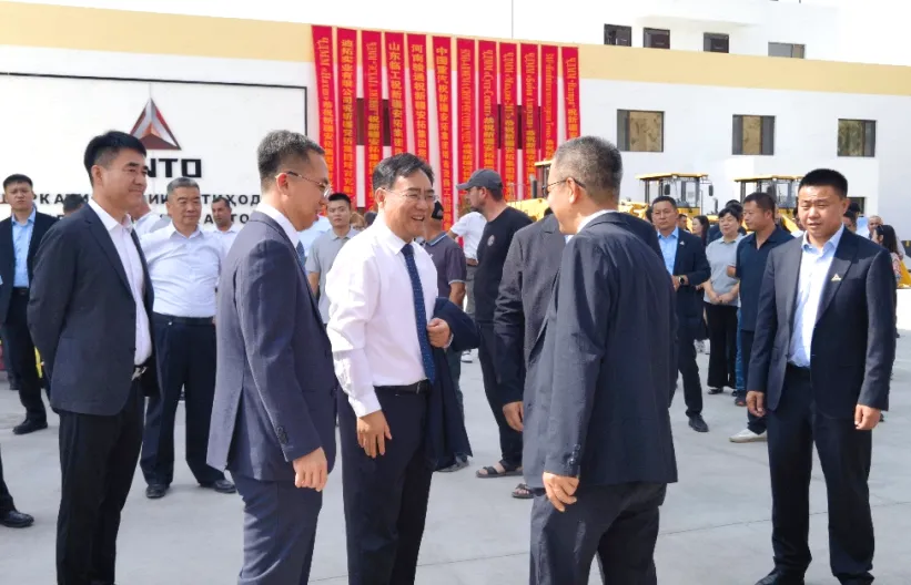 SDLG Steel Power Enters Central Asia Tajikistan Flagship Store, Grand Opening