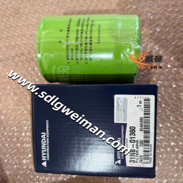Hyundai Cartridge-Spin Filter 31N8-01360 for Hyundai Excavator R140LC-9 R140W-7A R145CR-9 R160LC-9