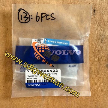 ORIGINAL VOLVO  WASHER VOE14566422 APPLY  For Volvo Excavator.