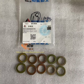 ORIGINAL SDLG WASHER 4015000374 APPLY FOR SDLG MOTOR GRADER G9180 G9190 G9200