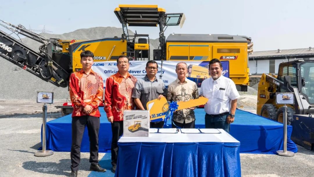 First Unit! XCMG Delivers 2-Meter Class Large Milling Machine to Indonesian Market