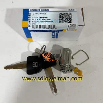 Original 802150963 Door Lock Cylinder For XCMG XCT25L4_SR Truck Crane Spare Parts