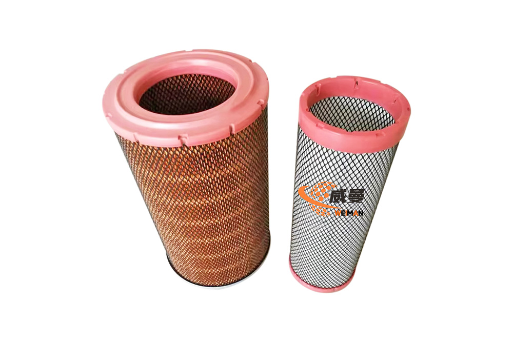 Air filter 4110001755023 spare parts for SDLG LG956L/LG958L wheel loader