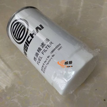 Filter bahan bakar berkualitas tinggi 1000442956 untuk mesin Weichai