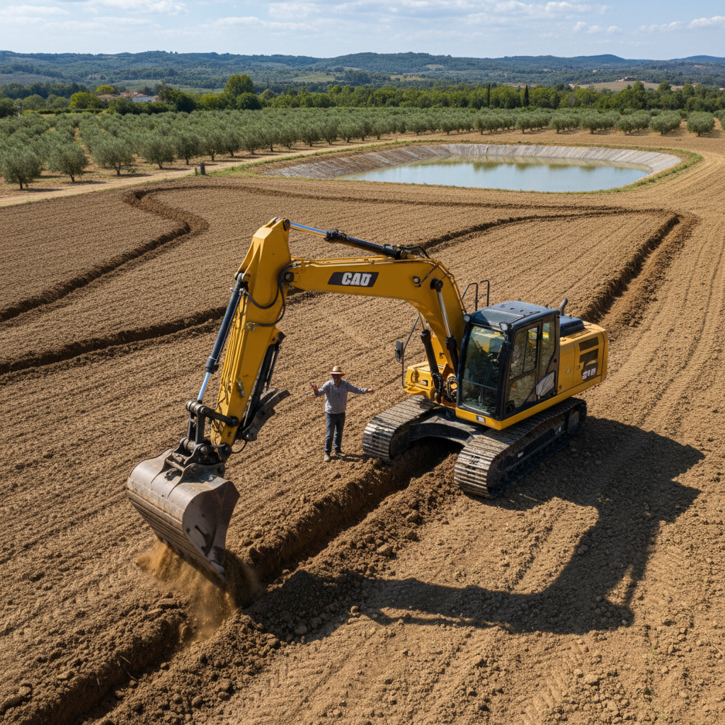 5 Ton Excavator For Agricultural Improvement