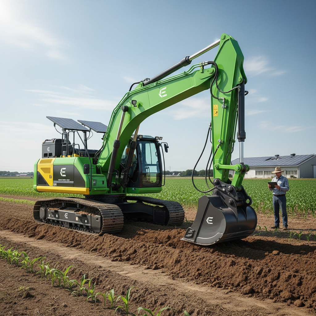 Electric Excavator For Agricultural Improvement