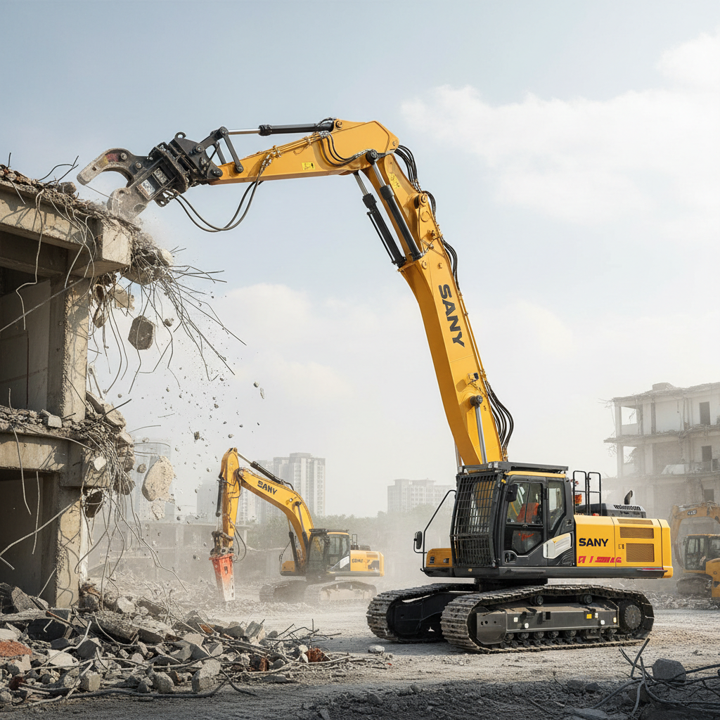 Sany Tractors For Demolition Projects