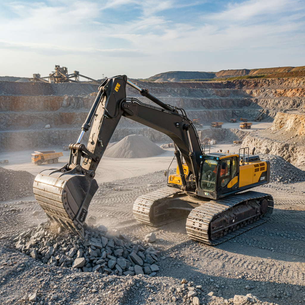Crawler Excavator For Mining & Quarrying