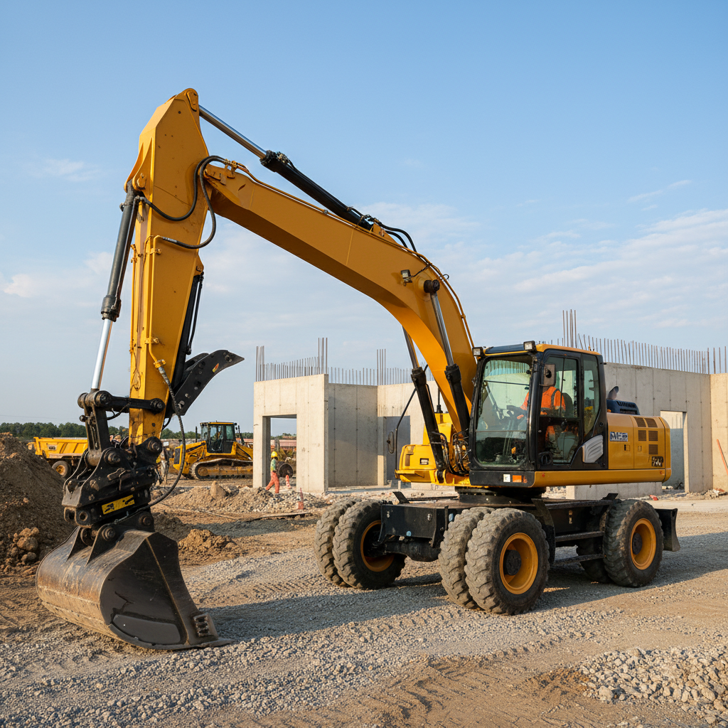 Wheeled Excavator For General Construction