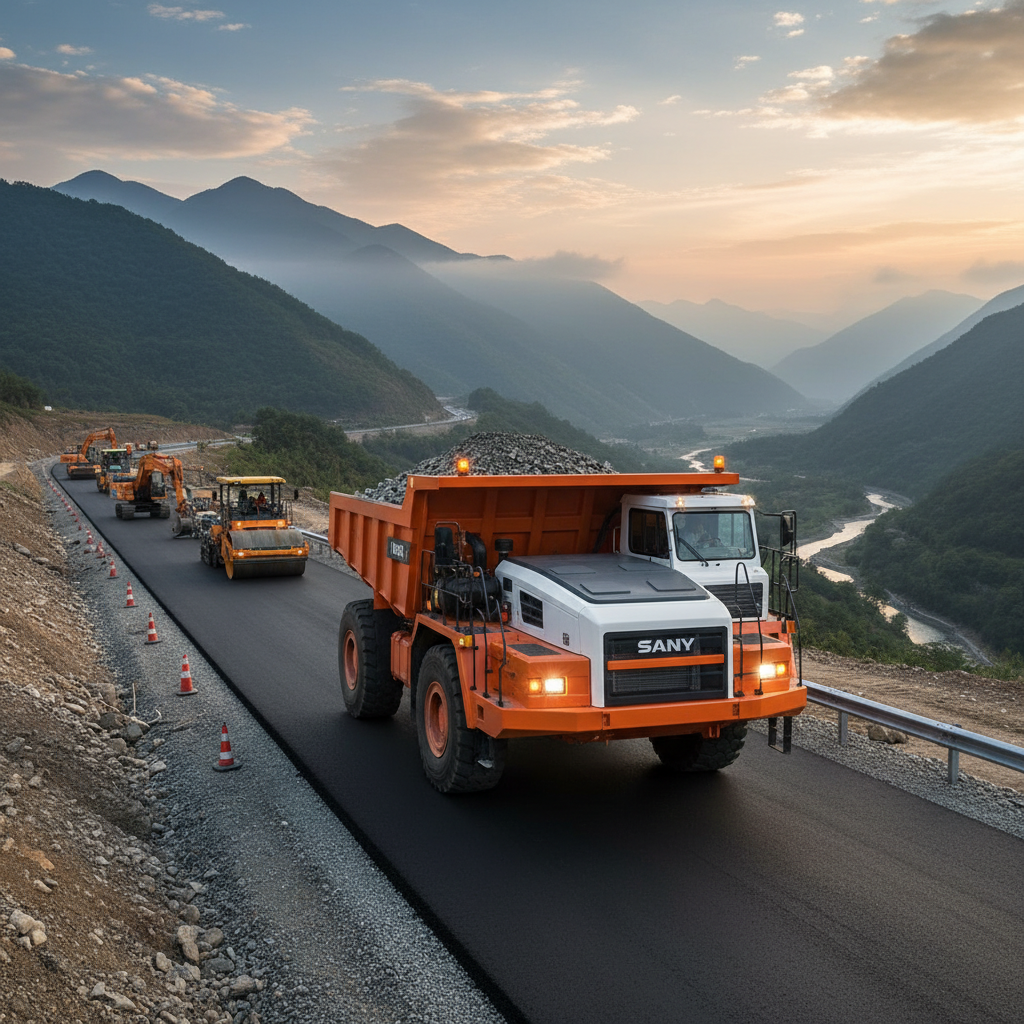 Sany Heavy Truck For Road Infrastructure