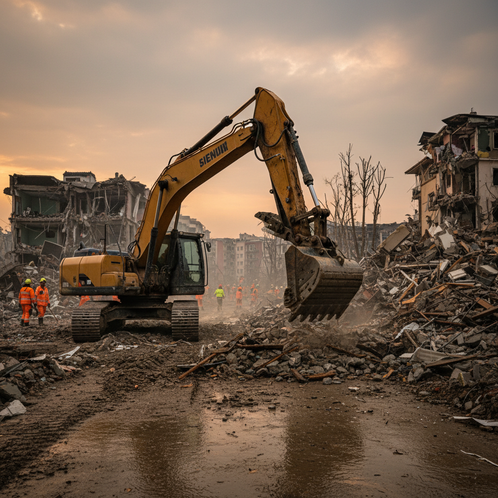 20 Ton Excavator For Disaster Recovery