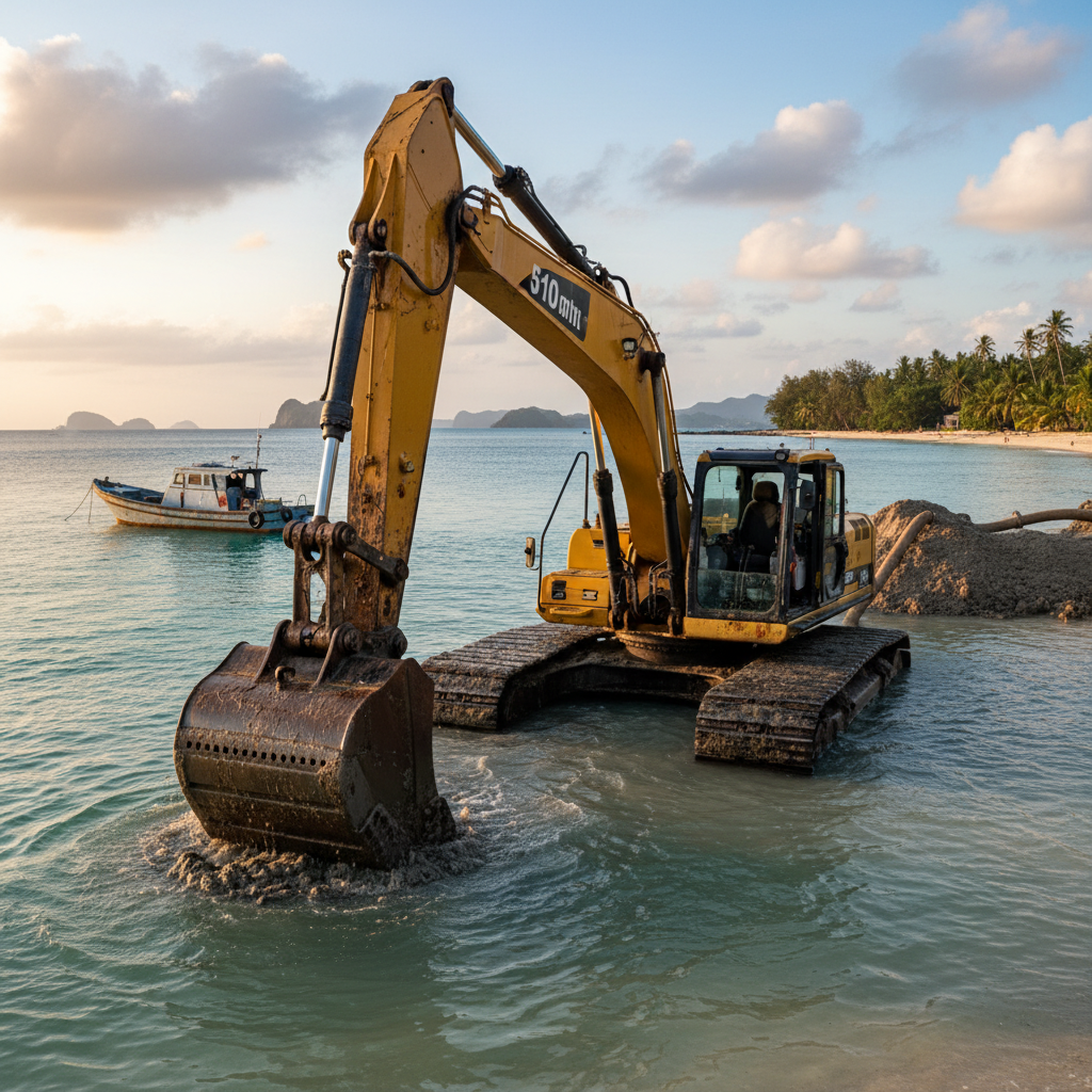 5 Ton Excavator For Marine Dredging