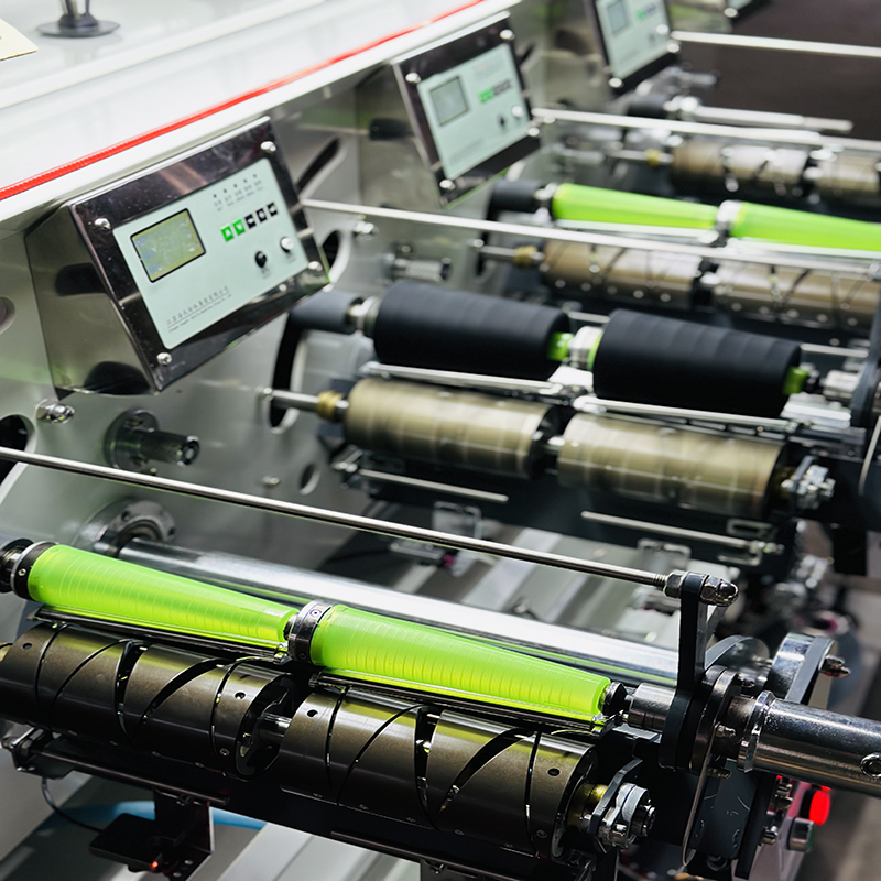 High speed double tube meter count sewing thread winding machine
