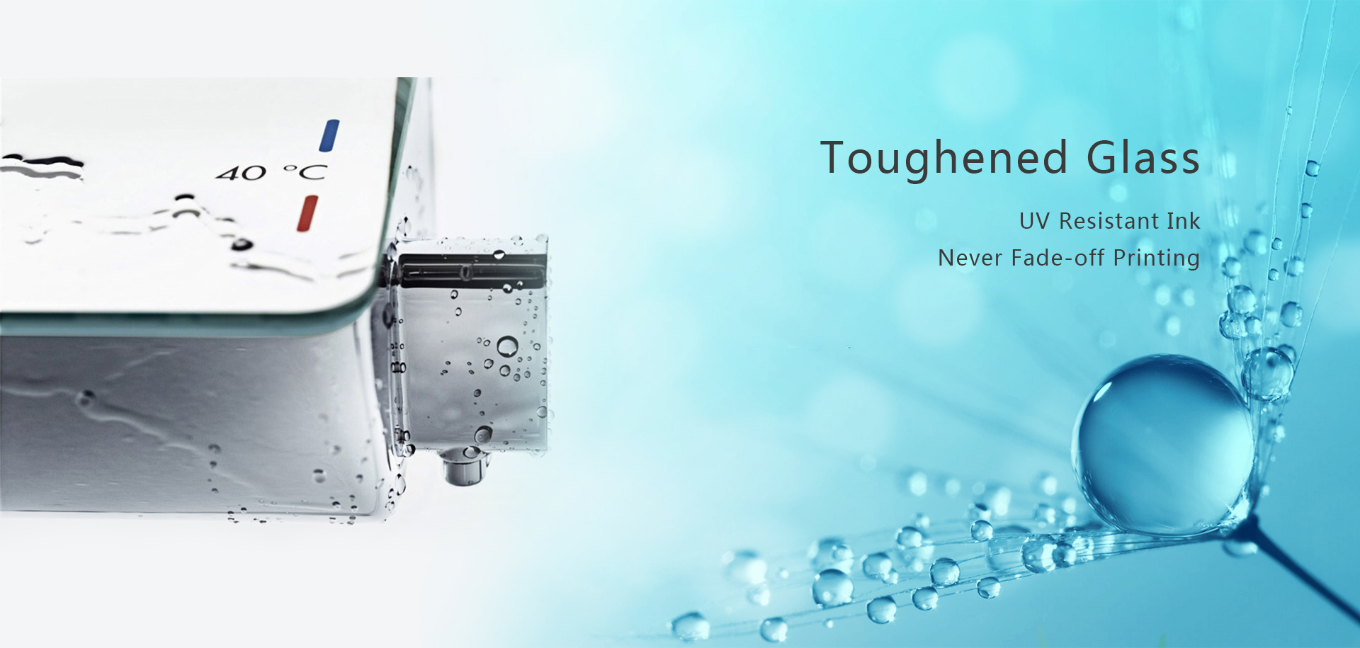 Toughened Glass for Sanitary Control Panel