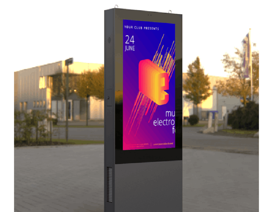 Cover Glass for Uniview-outdoor-information-kiosk-for-shopping-mall-1