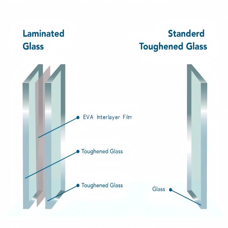 UV / UV & IR Resistant EVA Laminated Glass for Display