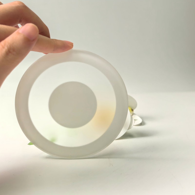 Acid Etched Glass for LED Lighting
