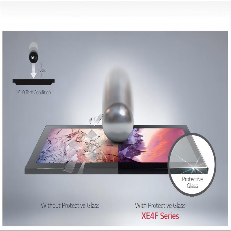 IK10 Cover Glass for Outdoor Displays