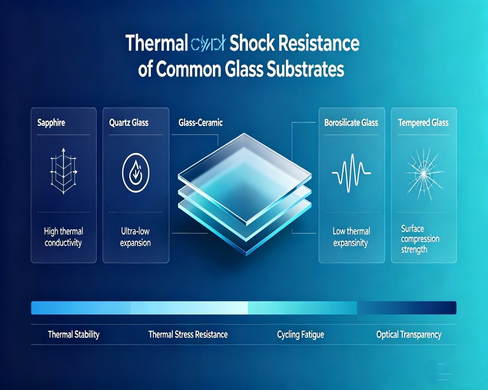 Thermal Shock Resistance of Common Glass Substrates
