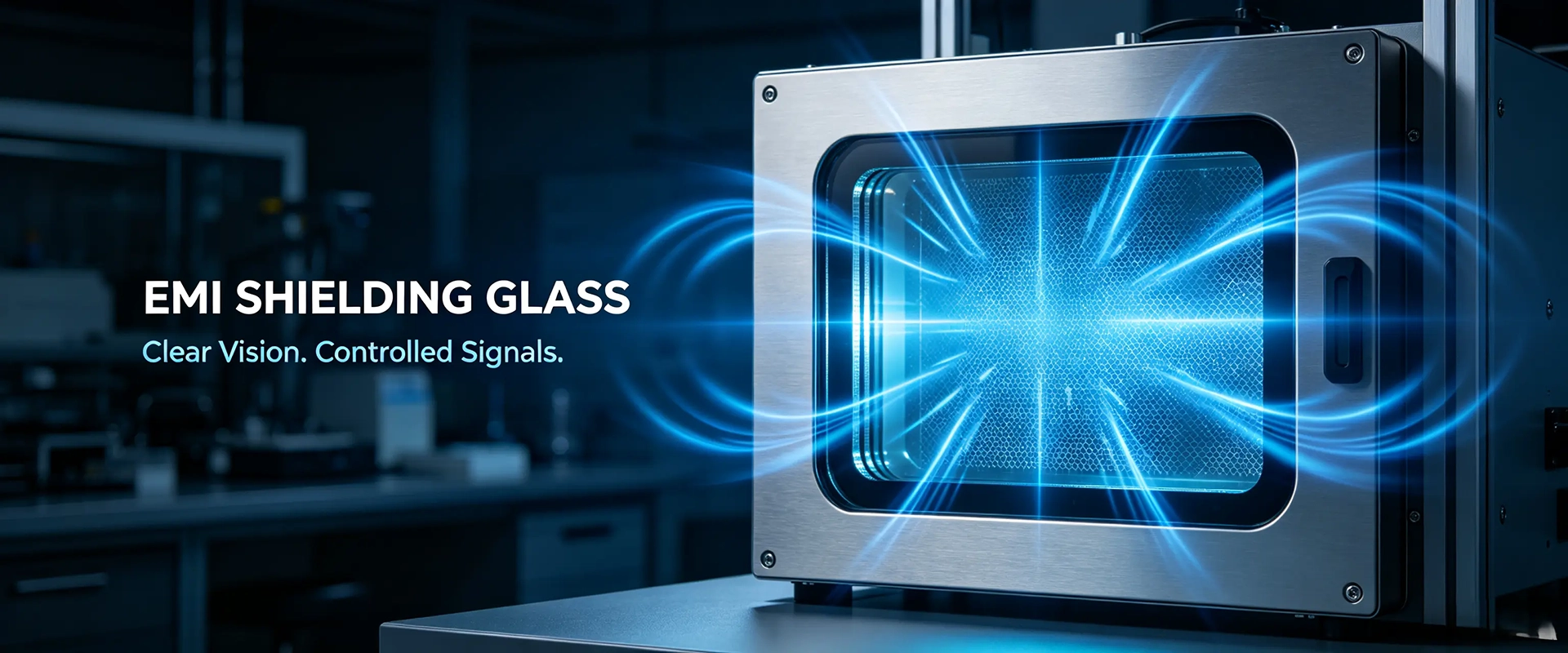 EMI Shielding Glass
