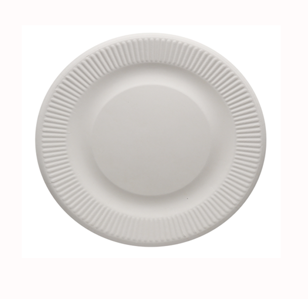 9" Paper Plate Biodegradable Compostable Disposable Sugarcane Bagasse Plate