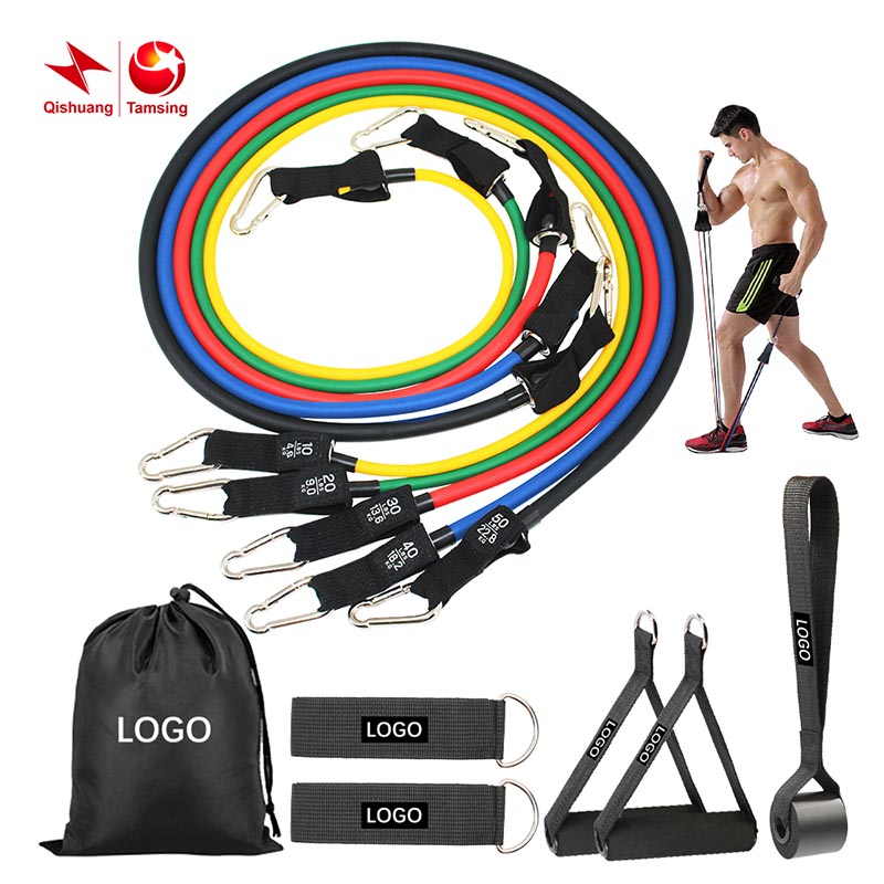 latex free resistance bands with handles