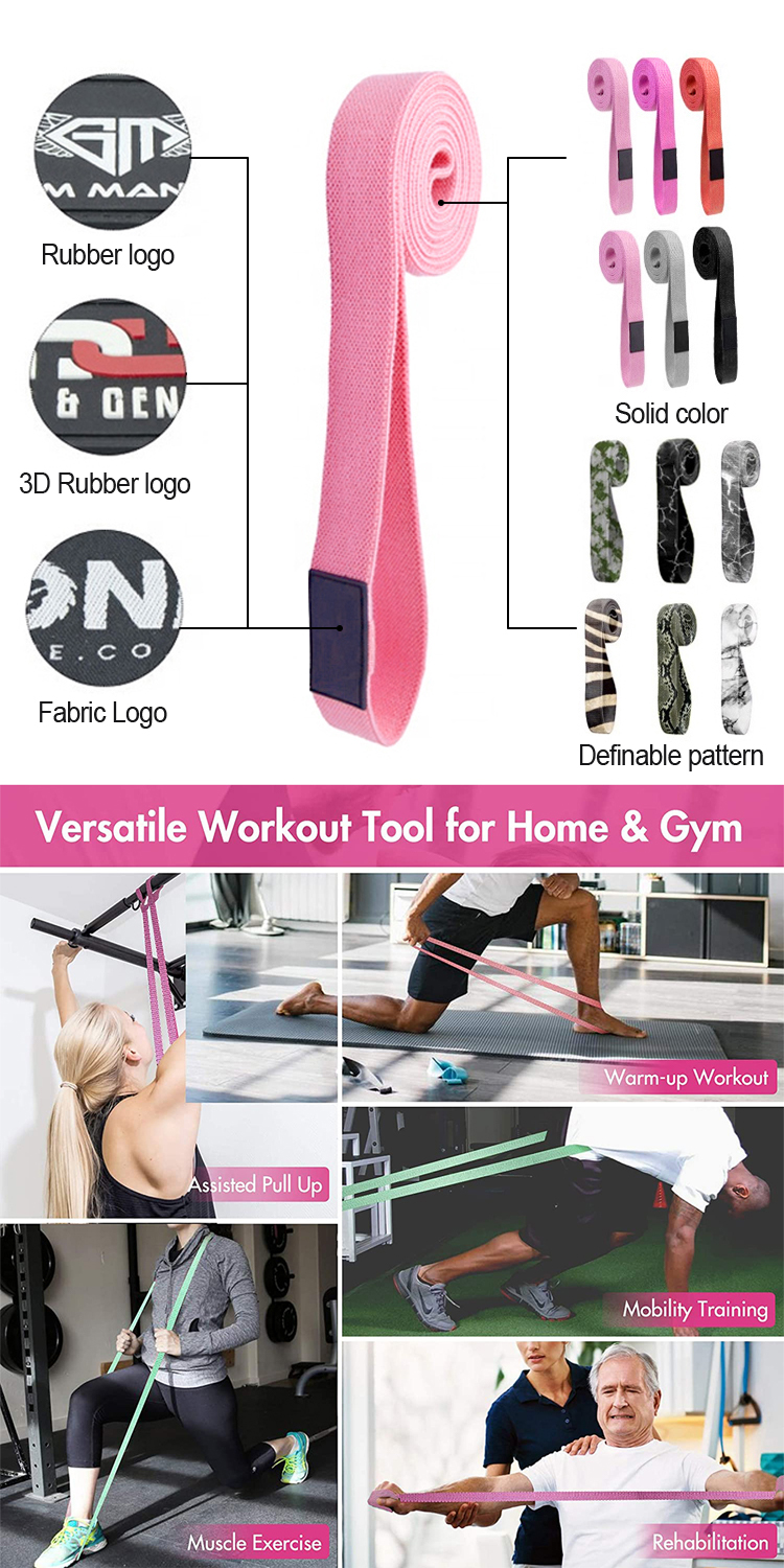 strong fabric resistance bands custom