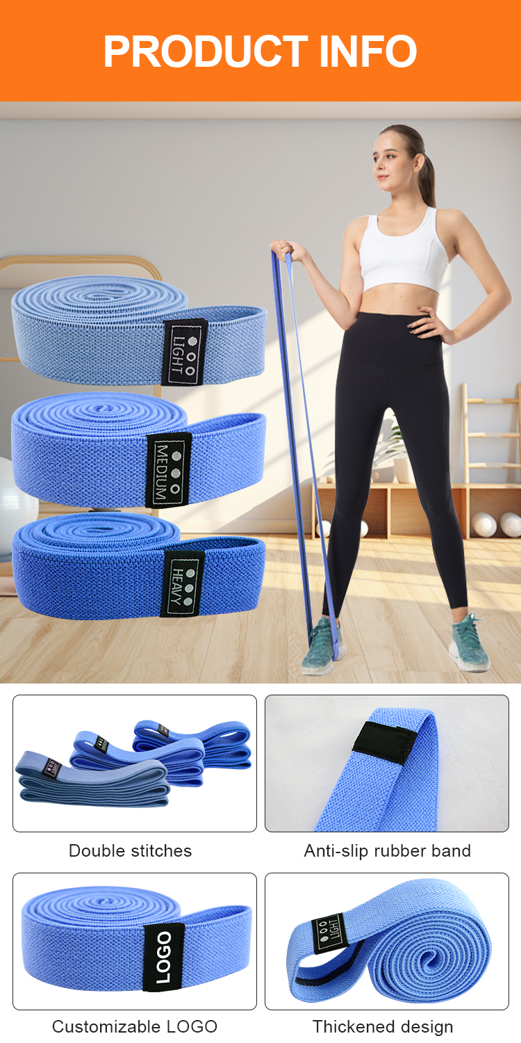 fabric resistance bands heavy Description