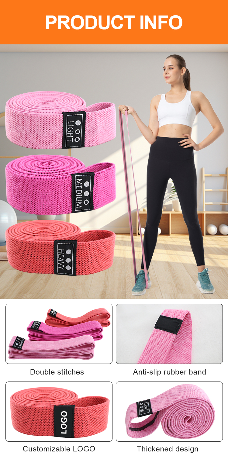 strong fabric resistance bands Description
