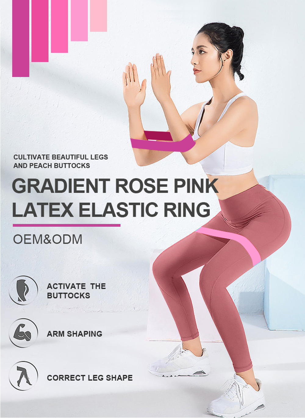 yoga resistance rubber bands