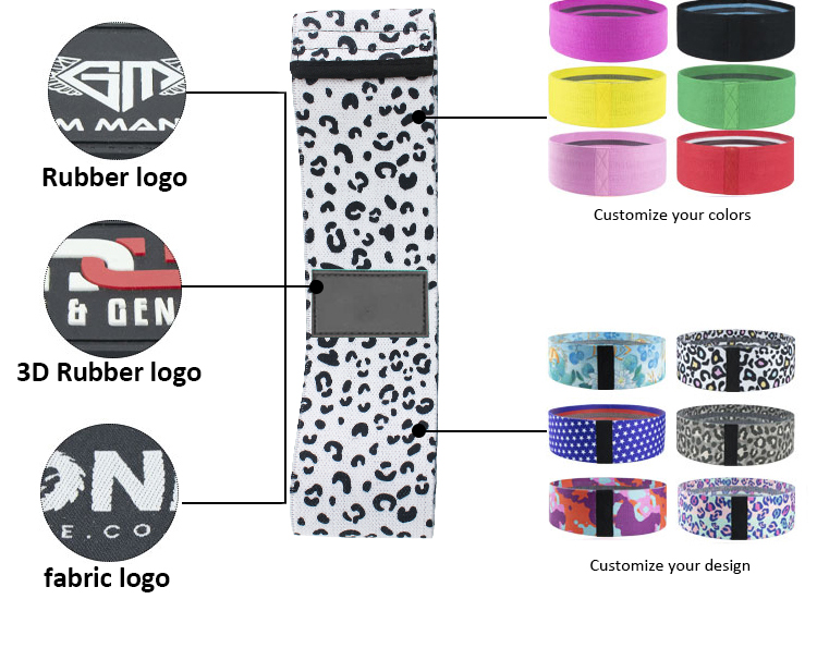 personalized fabric resistance bands custom Detail