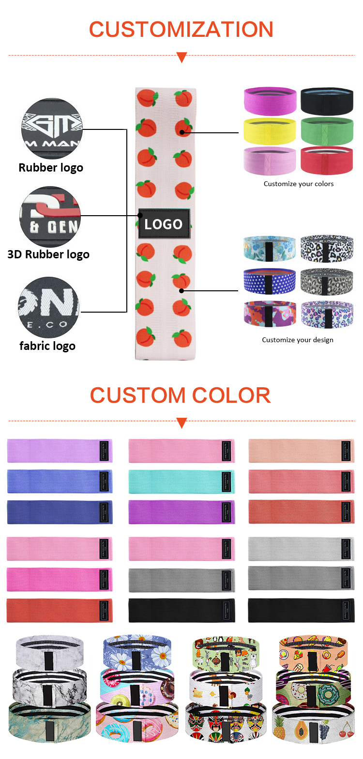top fabric resistance bands custom