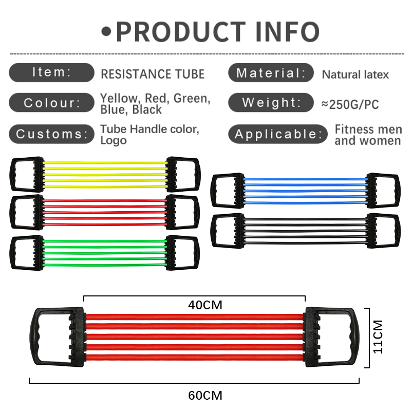 4 Tube Resistance Bands | Qishuang-product