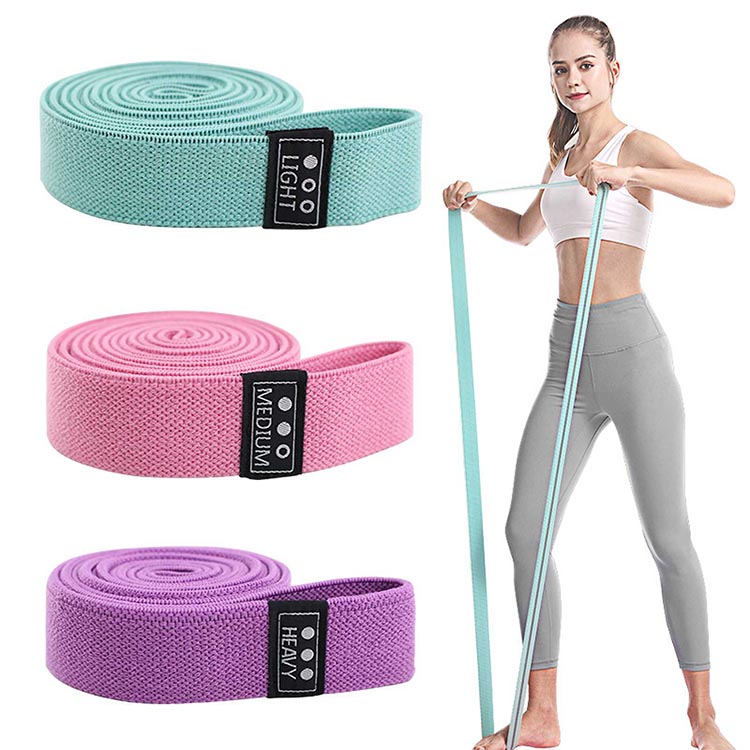 Long Fabric Resistance Bands Qishuang® Custom