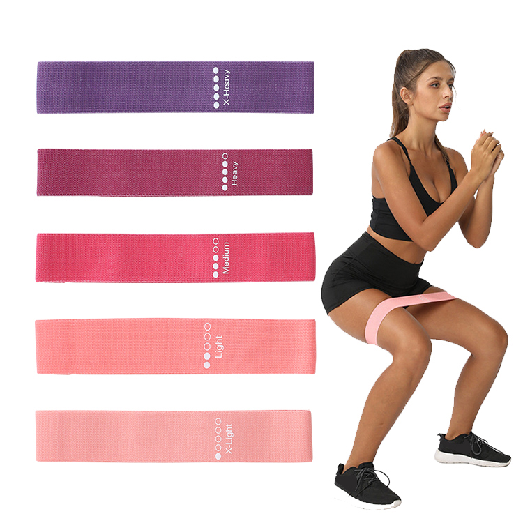 Peach Fabric Resistance Bands | Qishuang®