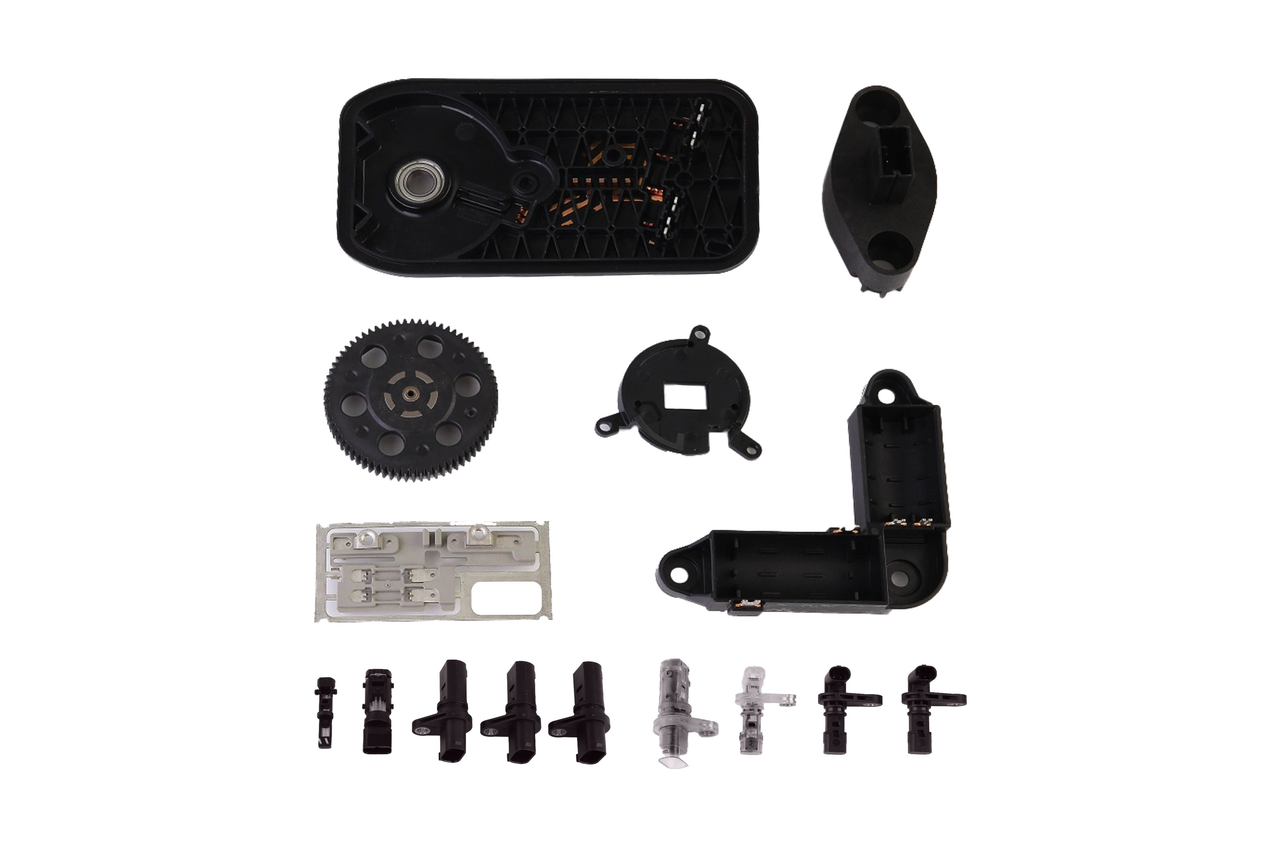 Metal embedded injection molding process products