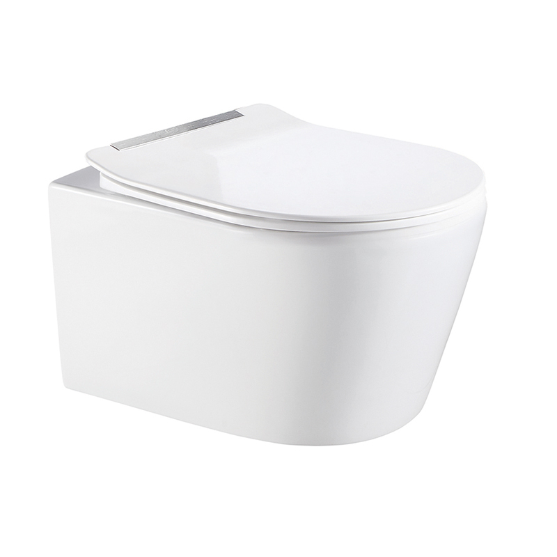 Безободковый Смывной Подвесной Унитаз BL-104N-WHT