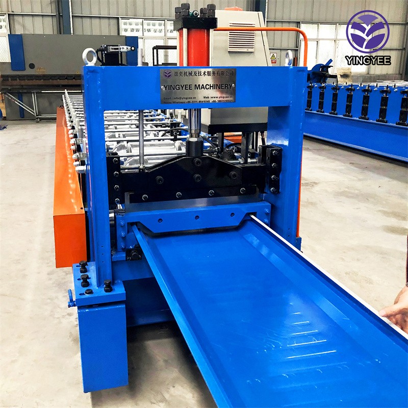Hidden buckle plate forming machine2