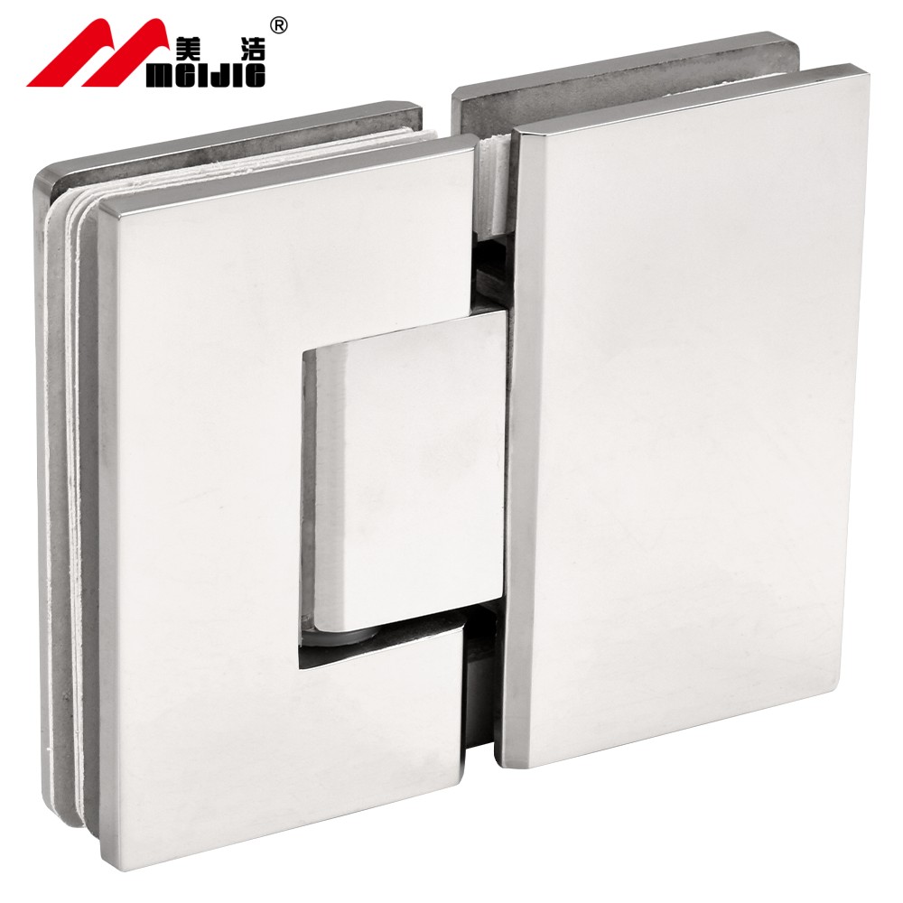Half Casting And Half Stamping Stainless Steel 304 Bathroom Frameless Glass Door Hinge 180 Degree Wall To Wall Hardware Accessories (2)